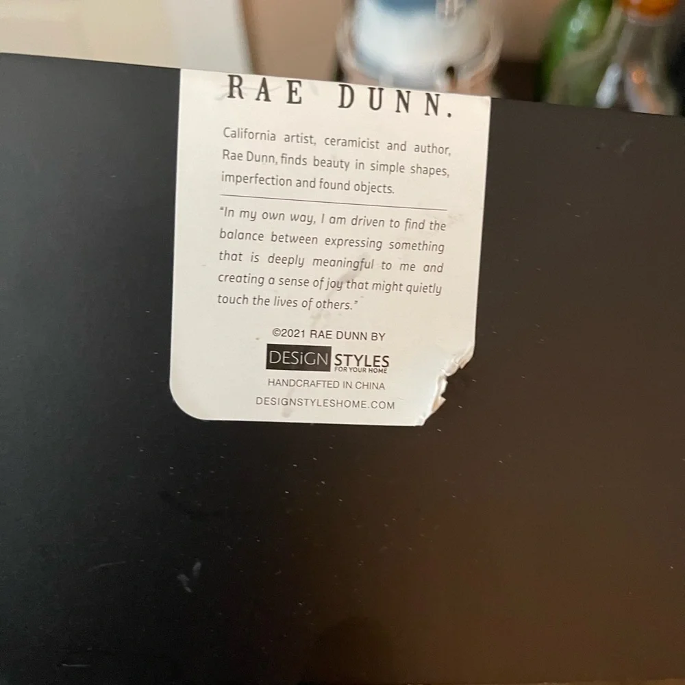 Rae Dunn bathroom bedroom organizer